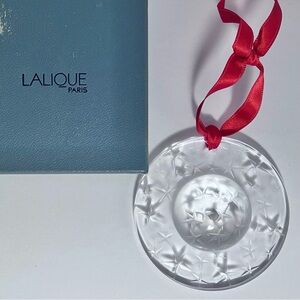 LALIQUE CONSTELLATION Clear 1994 Ornament / FINE FRENCH CRYSTAL / 3-D Stars